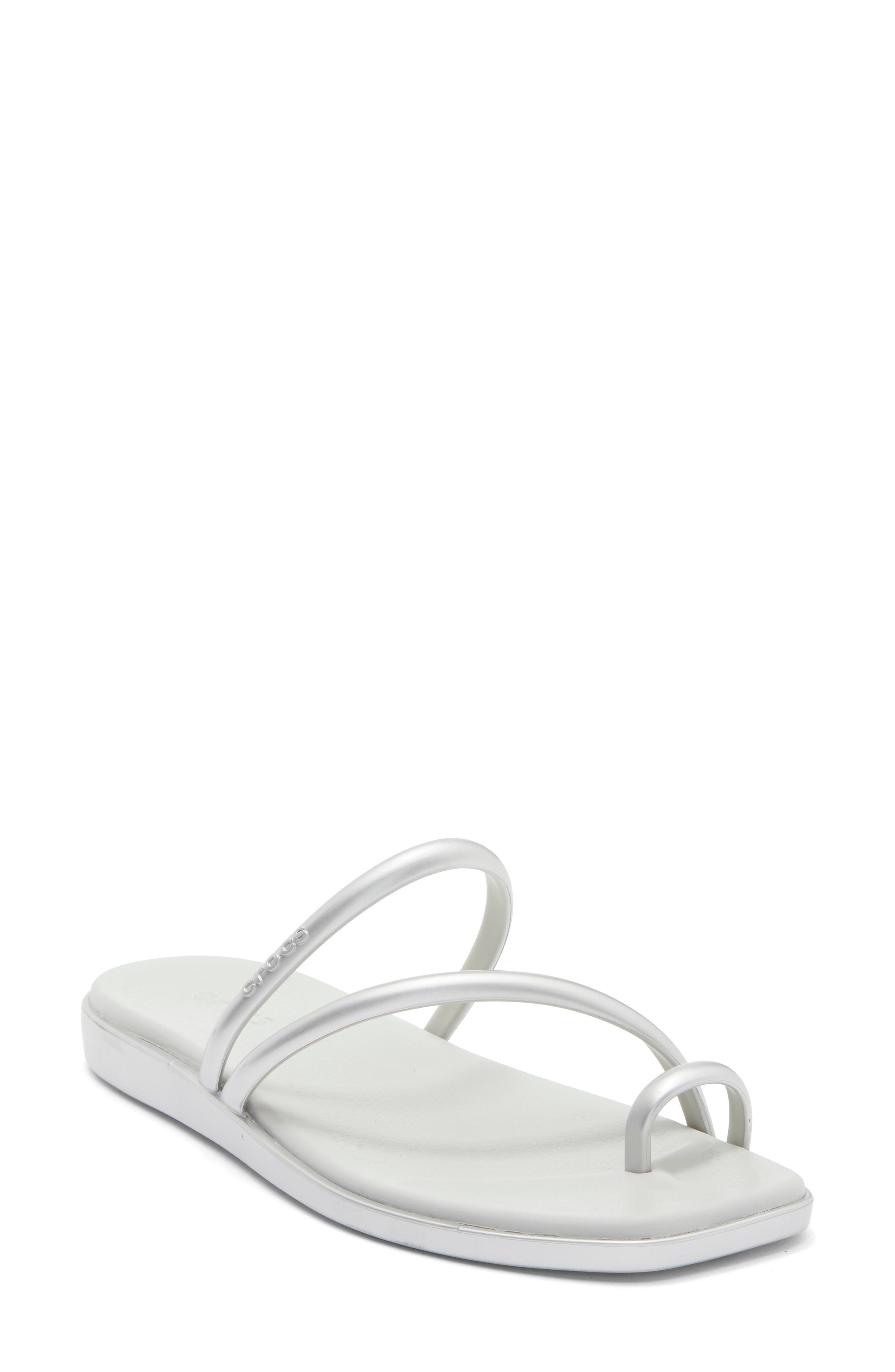 Miami Metallic Toe Loop Sandal