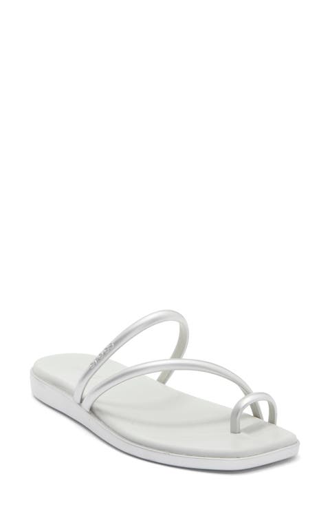 Miami Metallic Toe Loop Sandal