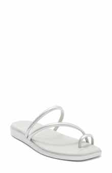 Miami Metallic Toe Loop Sandal