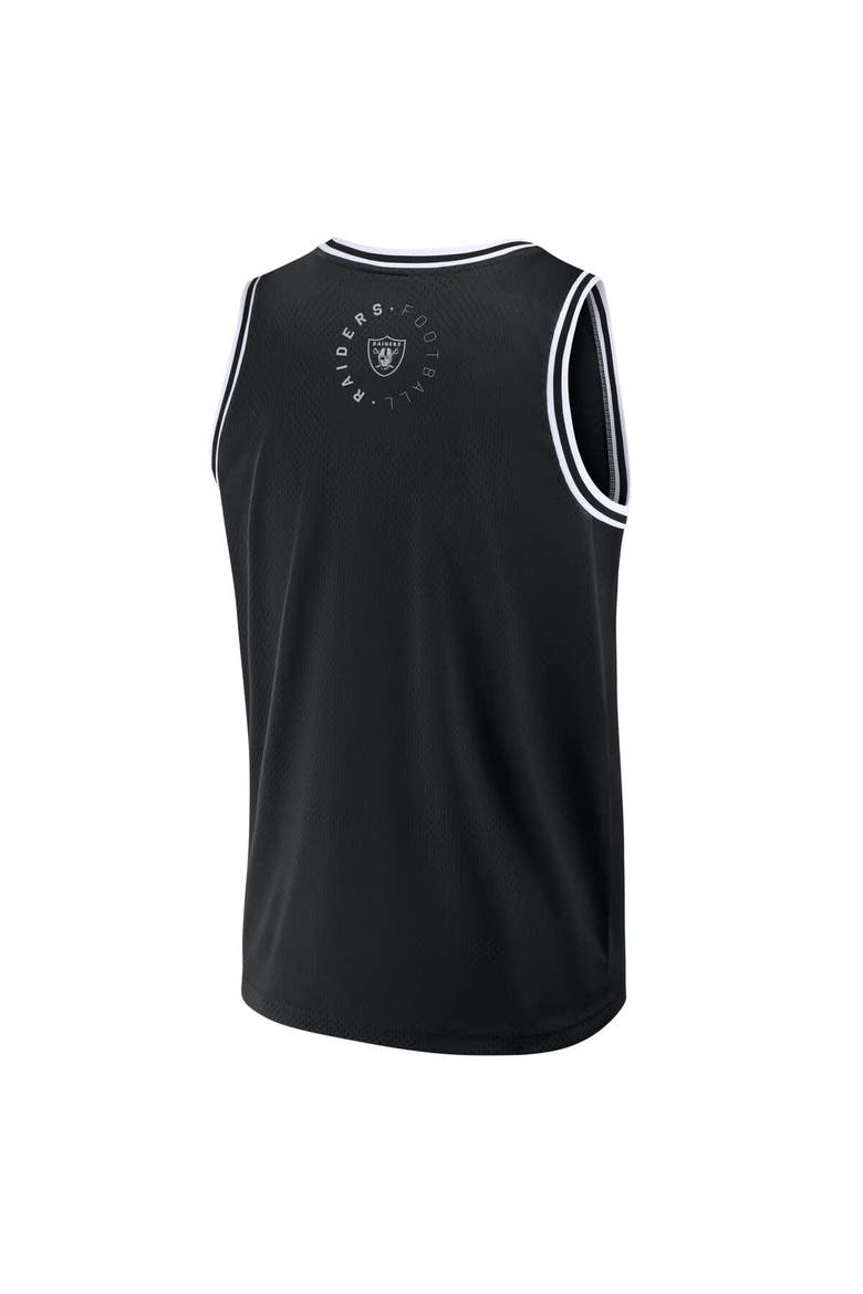 Men's Fanatics Black Las Vegas Raiders Elements Future Ground Jersey Tank Top, Alternate, color, Black