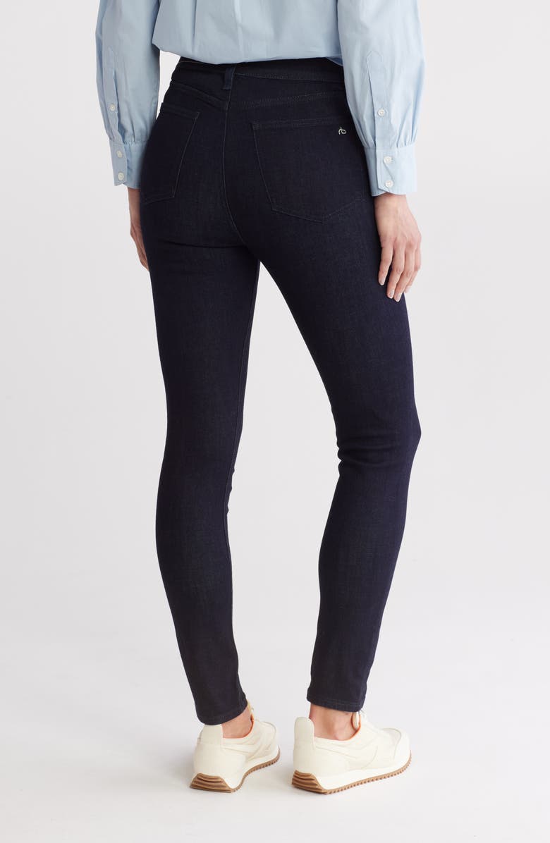 rag & bone Tina High Rise Skinny Jeans, Alternate, color, Rinse