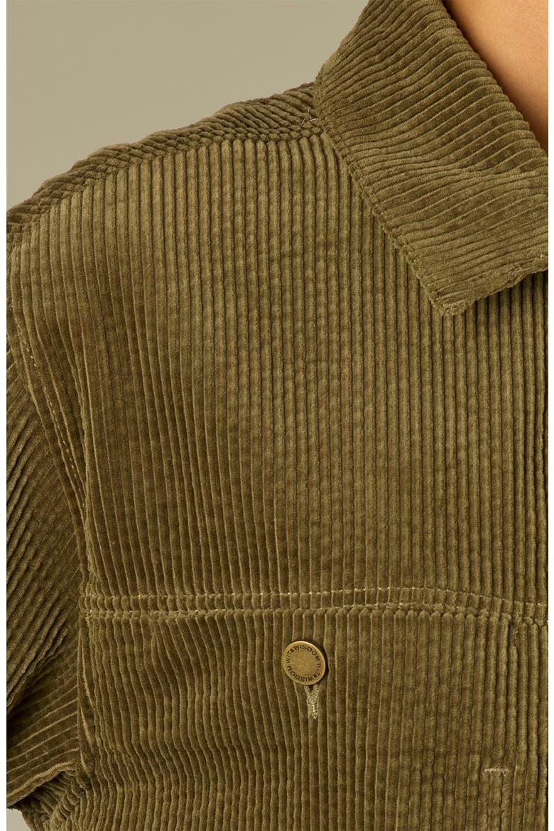 Cotton Corduroy Jacket, Alternate, color, FOREST MOSS