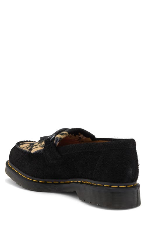 Dr. Martens' Dr. Martens Adrian Kiltie Fringe Bit Loafer In Black Black And Beige