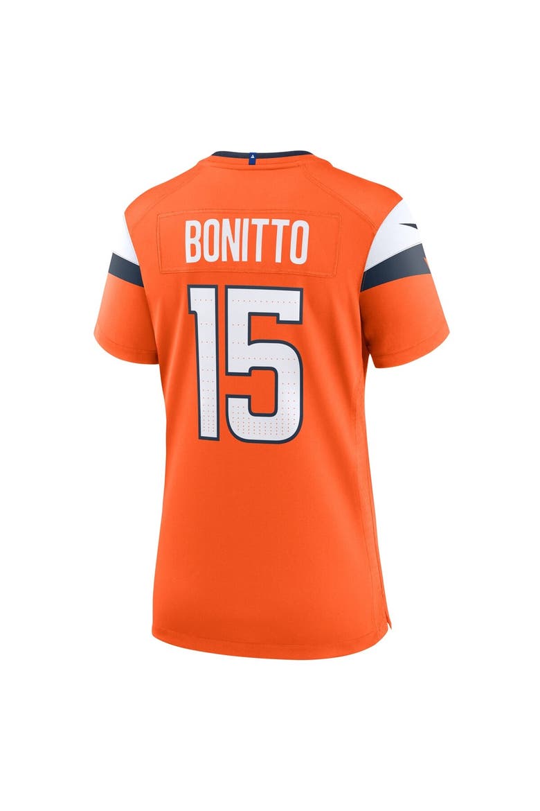 Women's Nike Nik Bonitto  Orange Denver Broncos Team Game Jersey, Alternate, color, Orange