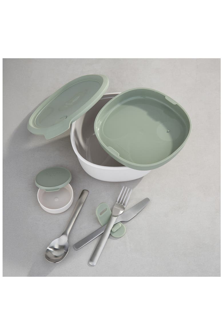 Leo To Go Salad Bowl, Alternate, color, SAGE