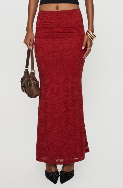 Silene Lace Maxi Skirt