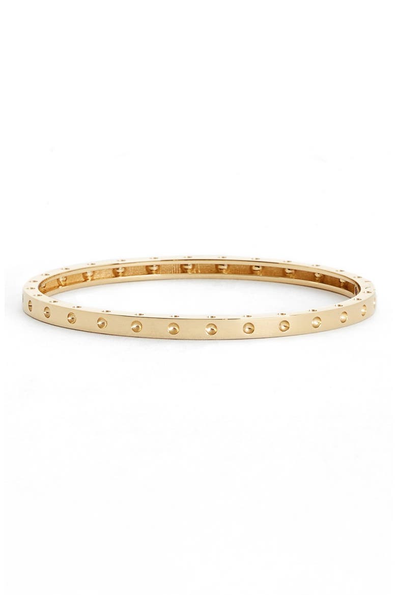 'Symphony - Pois Moi' Ruby Bangle, Main, color, 18KYG