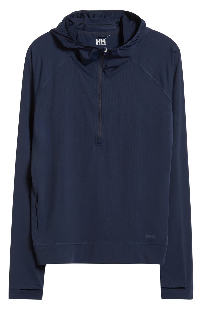 Helly Hansen Shine Solen Sun Half-Zip Hoodie, Alternate, color, 
