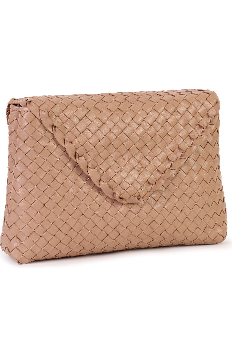 Rafe New York Jamie Envelope Clutch, Alternate, color, Barley