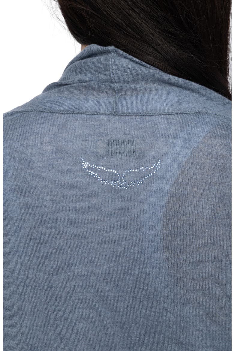 Robyn Open Front Cashmere Cardigan, Alternate, color, SIXTINE