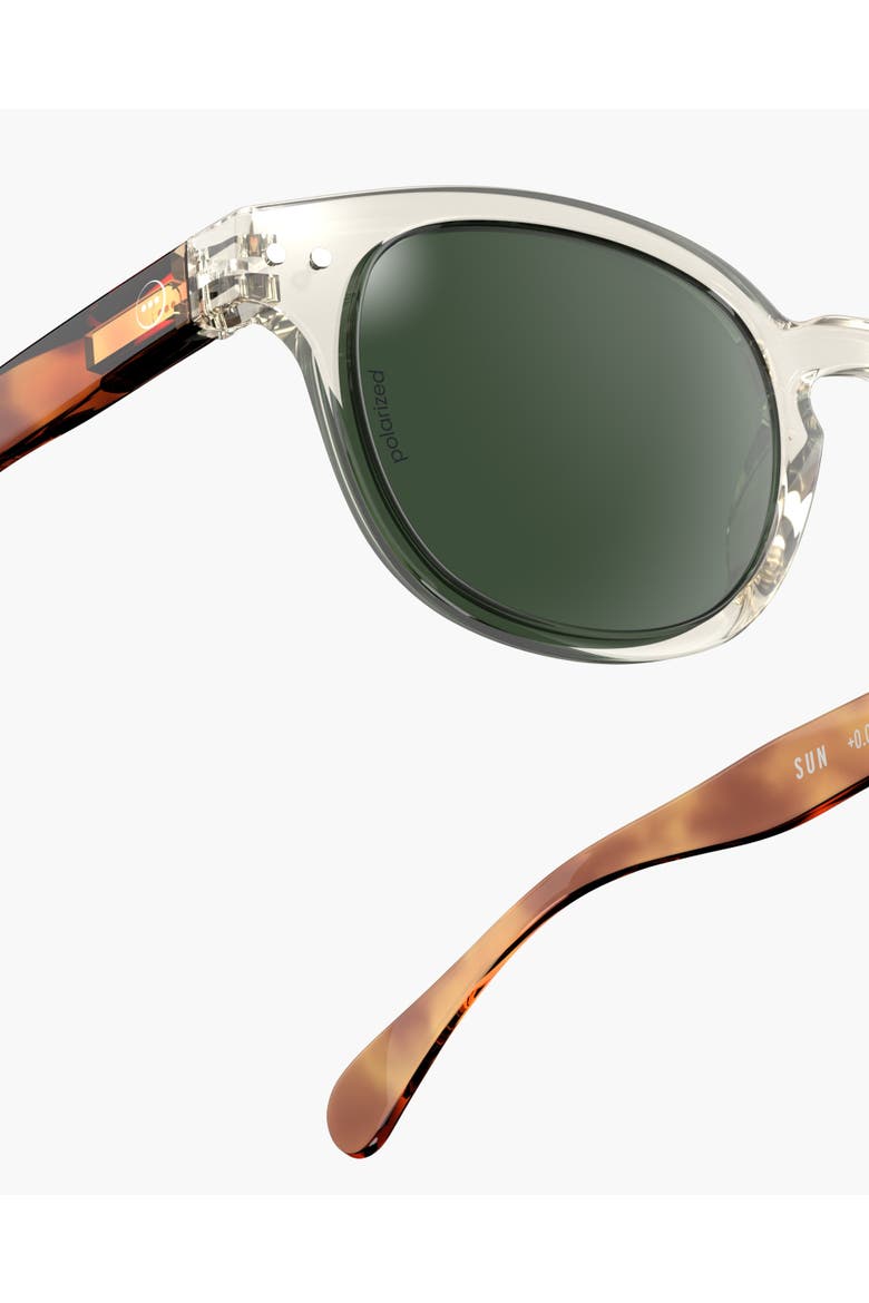 #C 47mm Square Sunglasses, Alternate, color, Sandstorm Polarized