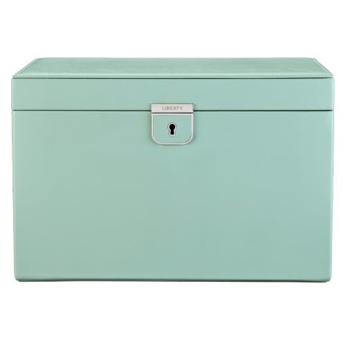 Wolf Liberty Large Jewelry Box In Green