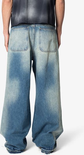 Baggy Rave Ripped Wide Leg Jeans