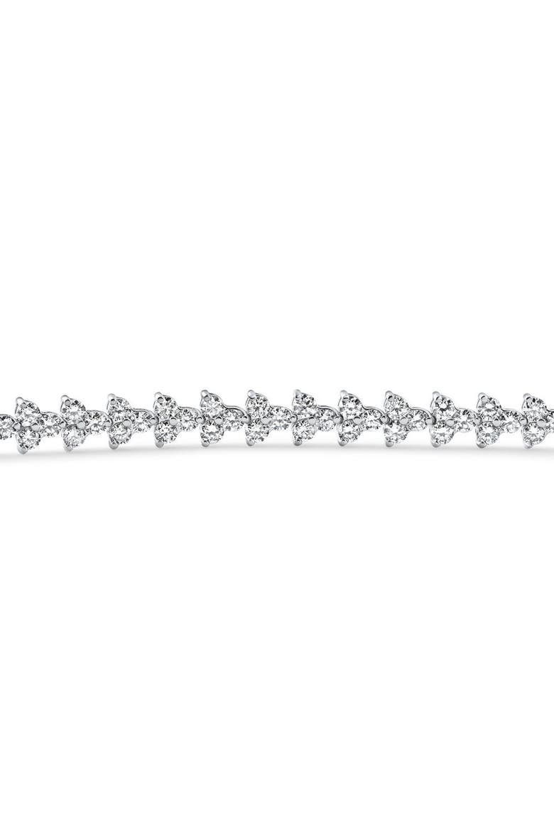 4.25Ct Diamond Olivetta Tennis Bracelet 14k Gold Lab Grown 7", Alternate, color, 14k White Gold