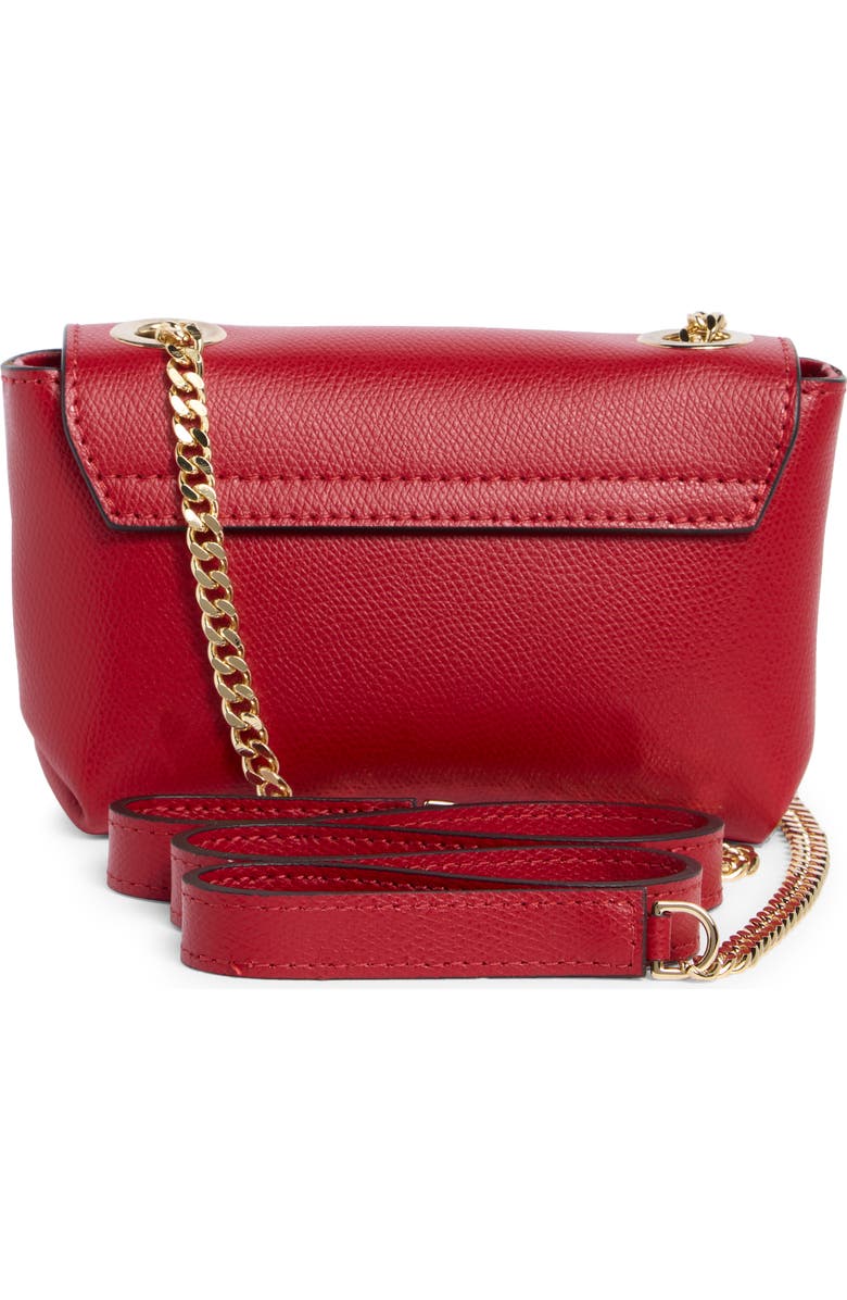 VALENTINO BY MARIO VALENTINO Lola Bonbonniere Leather Crossbody Bag, Alternate, color, Red