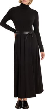 NIC+ZOE Victoria Long Sleeve Turtleneck Dress