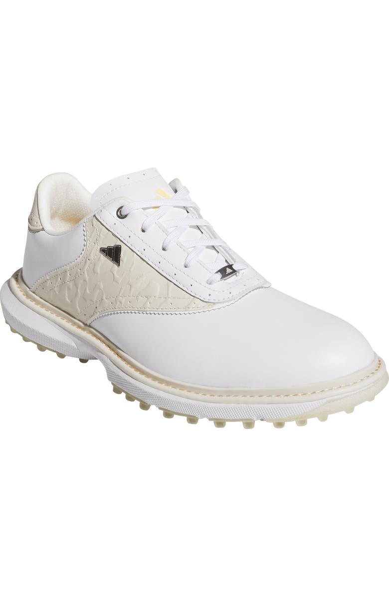 adidas MC70 Golf Shoe, Main, color, White/ Alumina/ Ice Tangerine