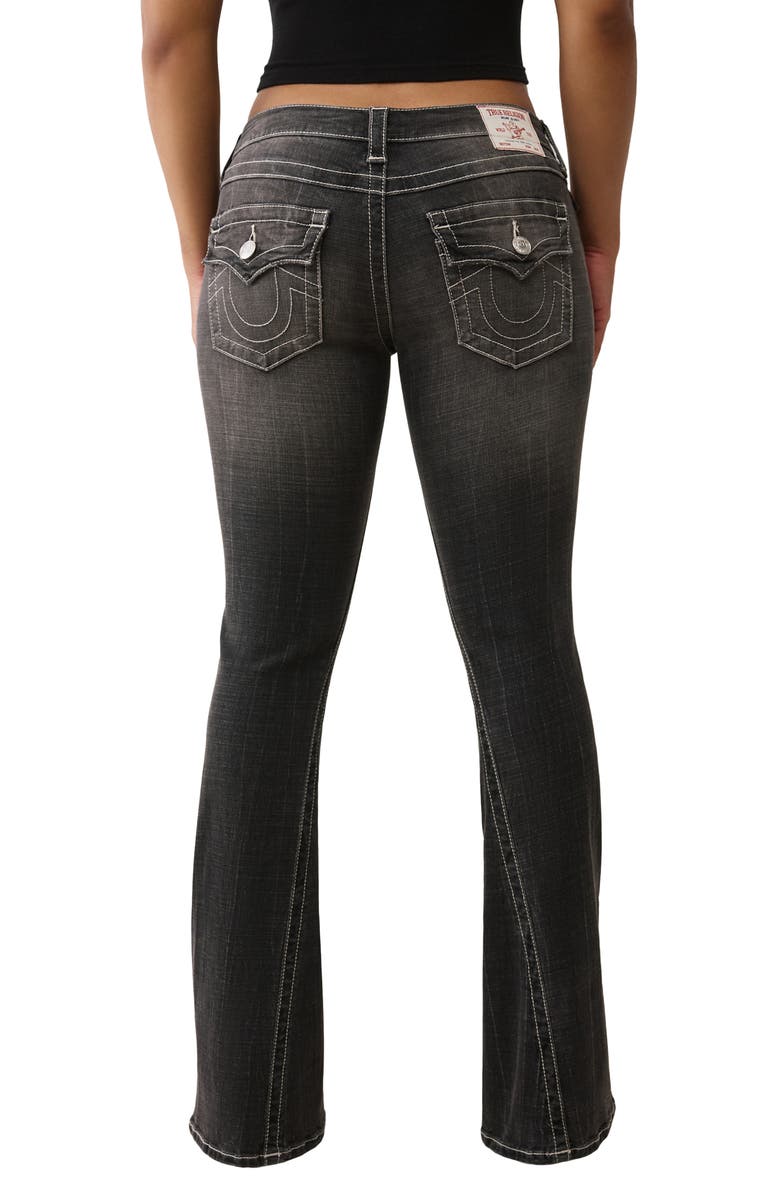 True Religion Joey Flap Pocket Low Rise Flare Jeans, Alternate, color, Tranquil Dream