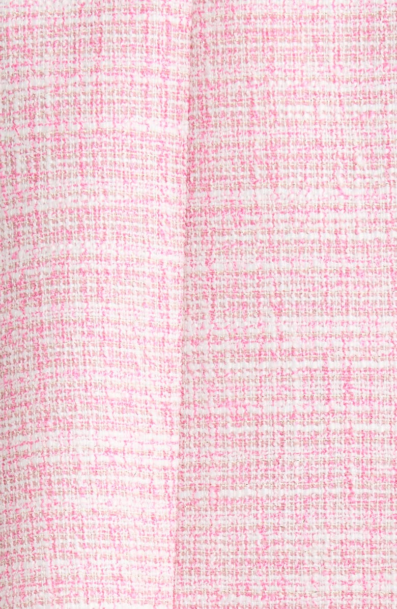 KASPER Contrast Trim Open Front Blazer, Alternate, color, 