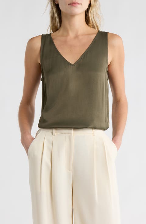 Double V-Neck Tank