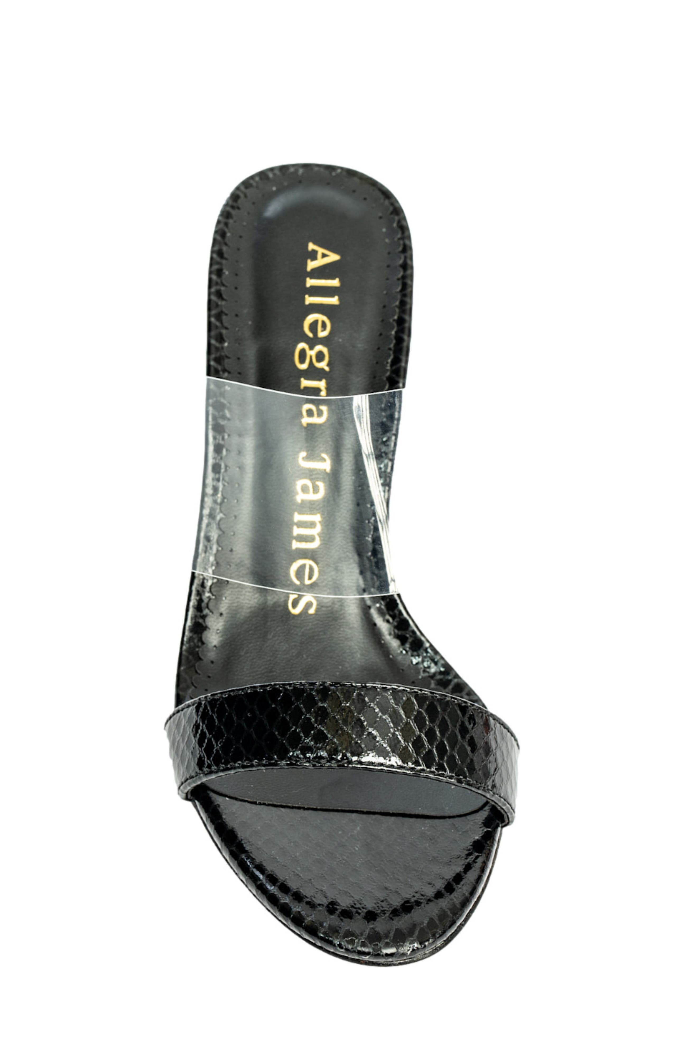 Allegra James Chelsea Snake Print Sandal, Alternate, color, 