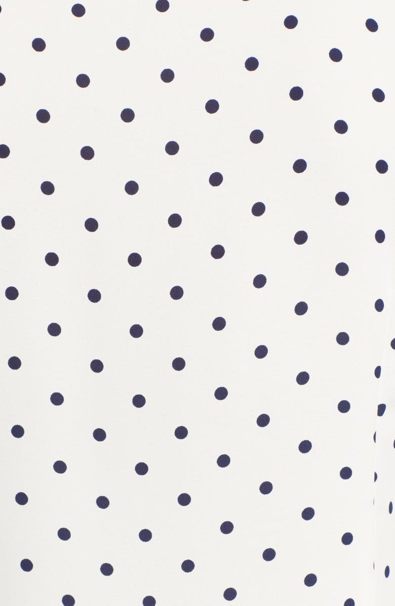 ZDNU ANNE KLEIN NEW YORK Anne Klein Polka Dot Ruffle Sleeve Blouse, Alternate, color, 