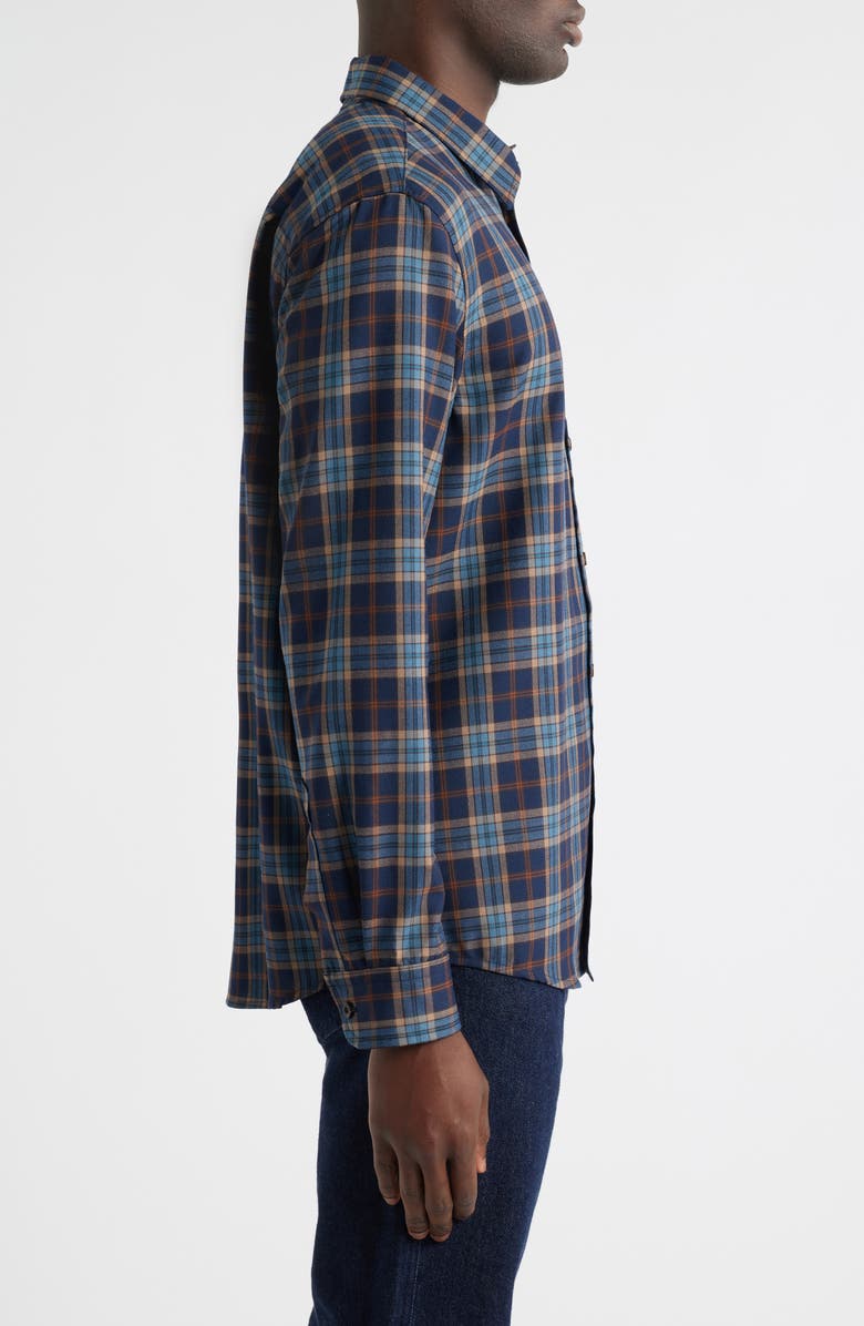 Pendleton Plaid Merino Wool Button-Up Lodge Shirt, Alternate, color, 