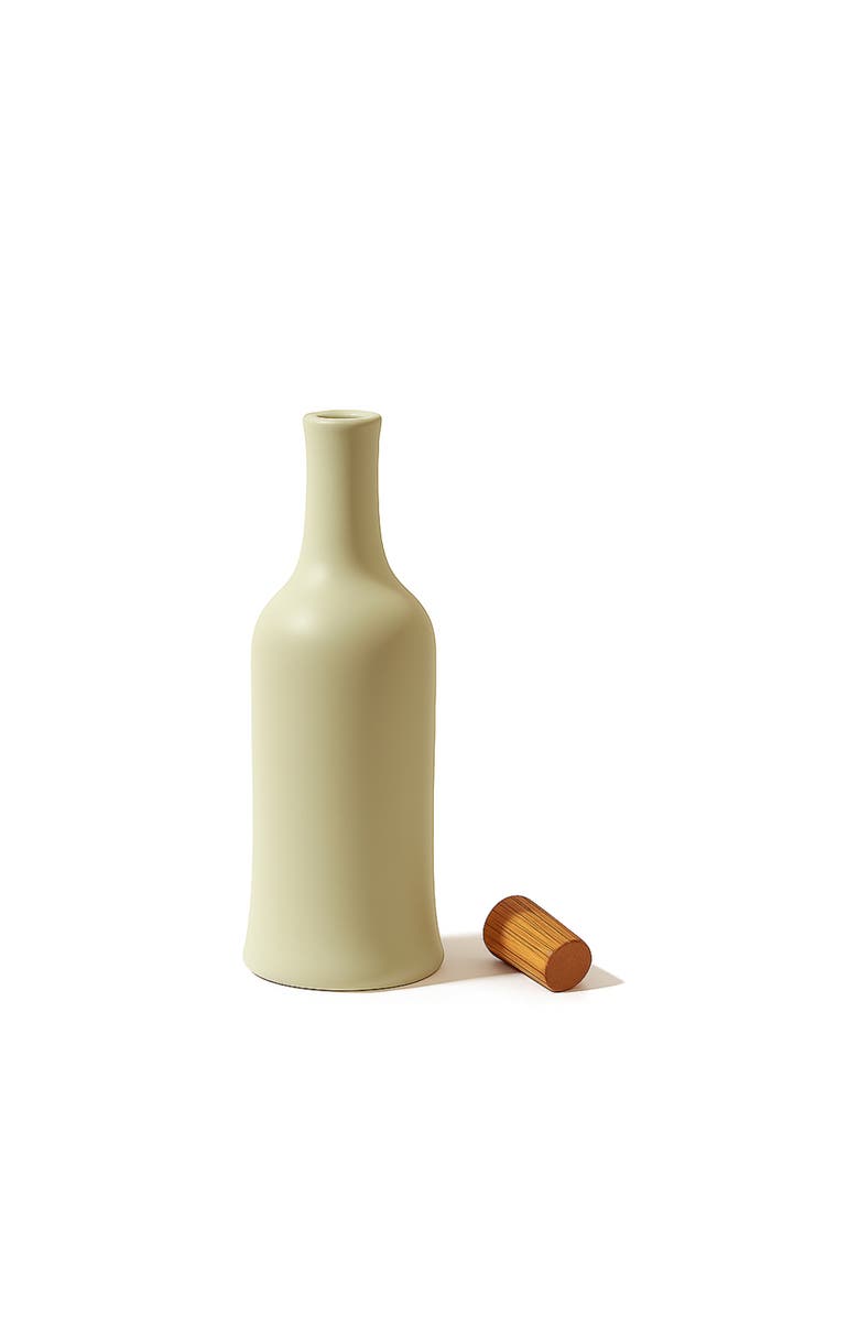 Gharyan Stoneware Brutto Olive Oil Dispenser, Alternate, color, Matte White