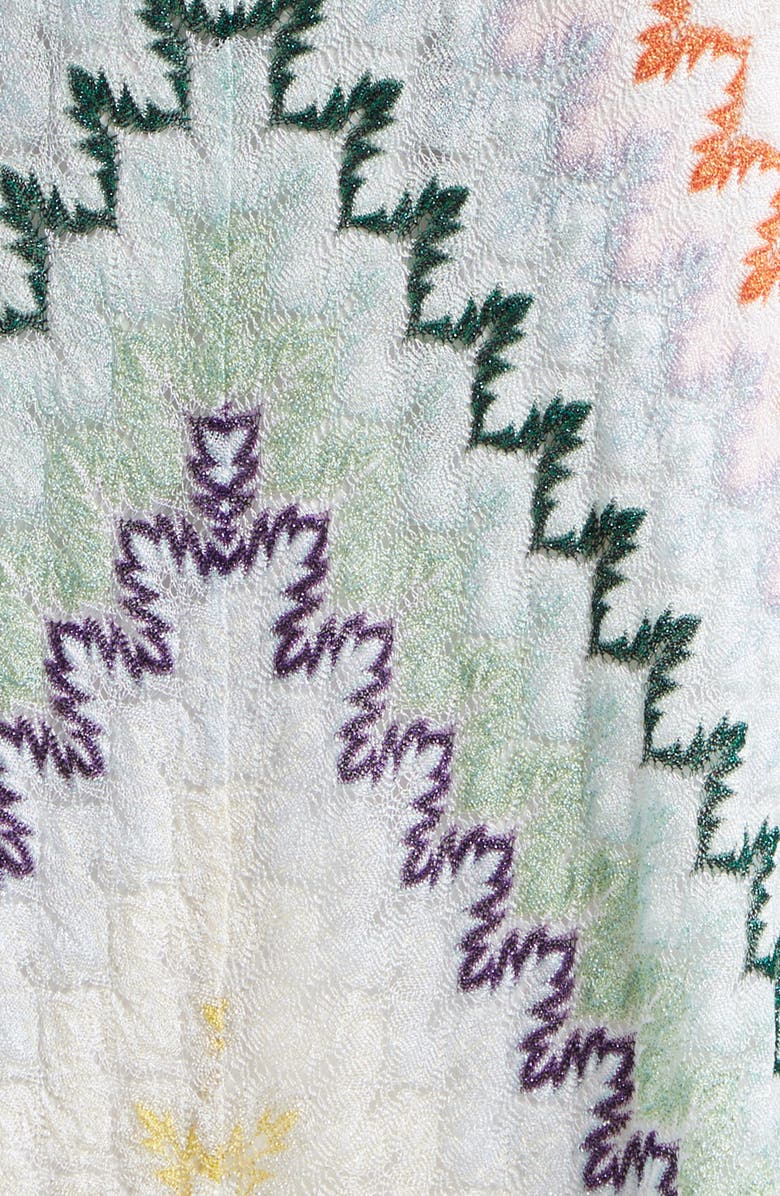 Missoni Midi Dress, Alternate, color, Multicolor On White Base