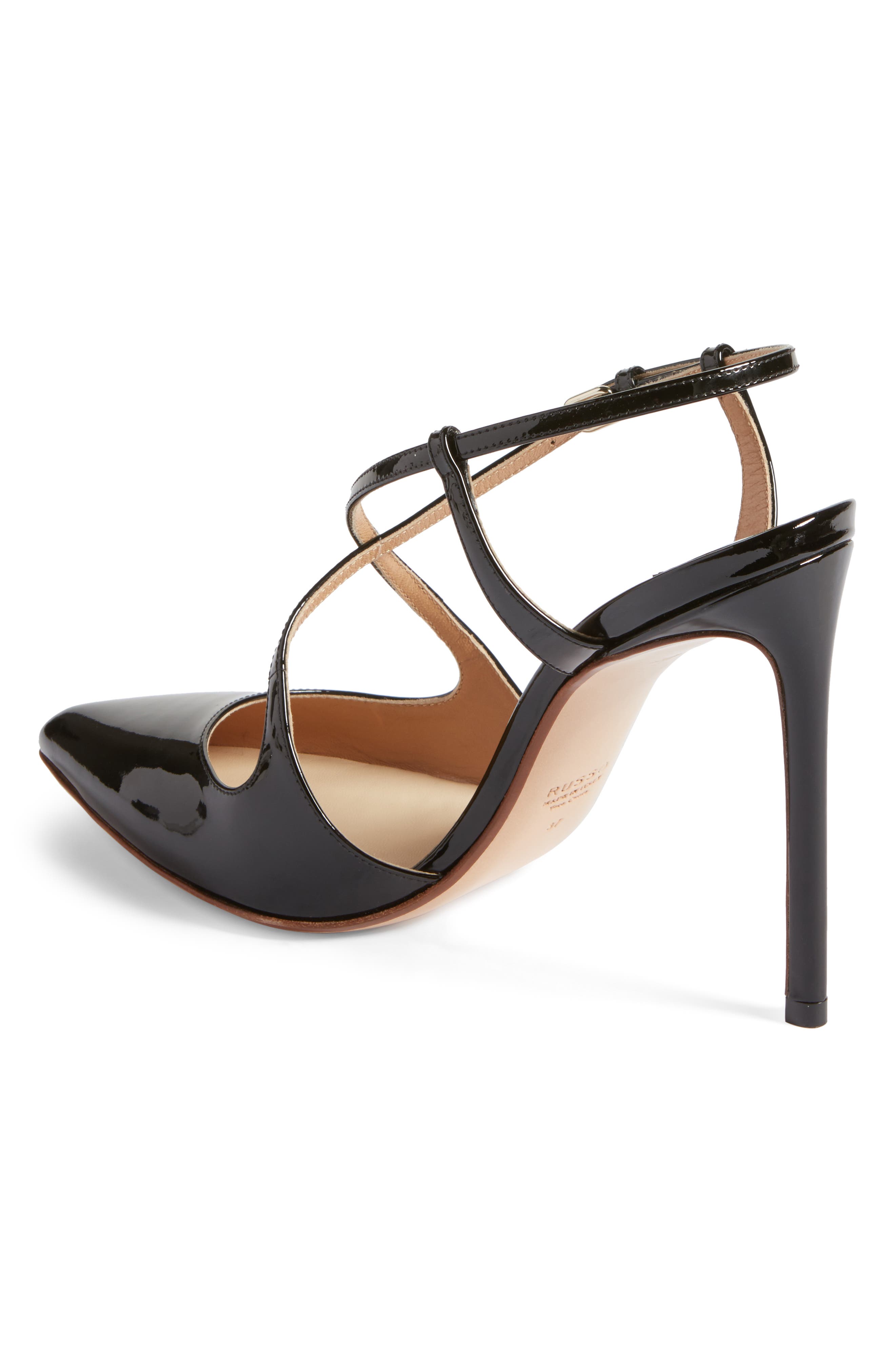 Francesco Russo Criss Cross Pump, Alternate, color, 
