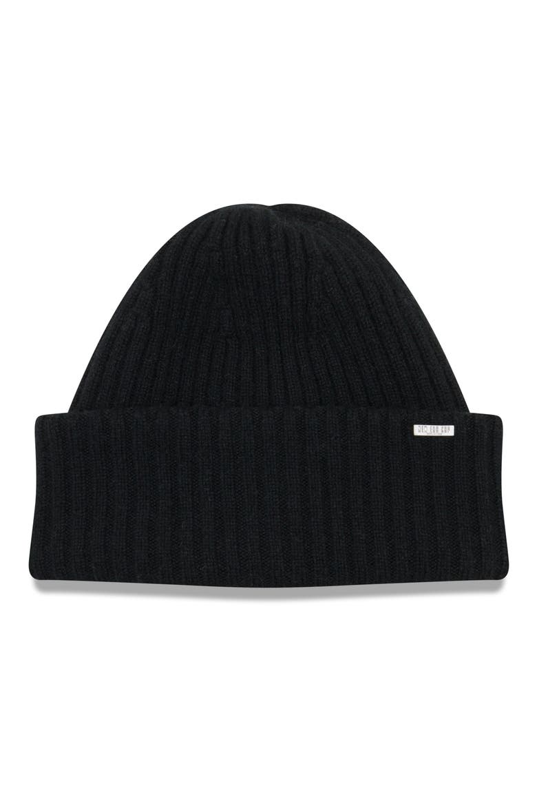 Cap Cashmere Beanie, Main, color, BLACK