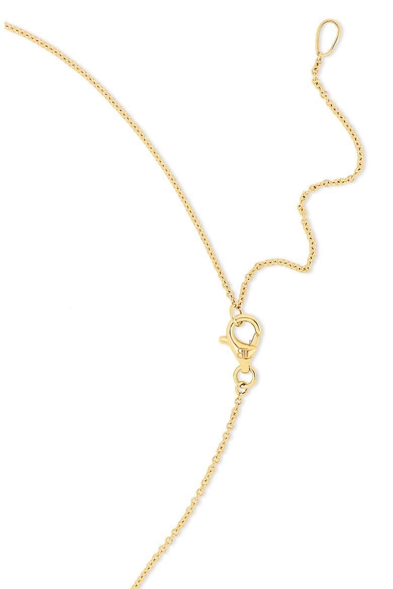 Prong Set Diamond Solitaire Necklace (Online Trunk Show), Alternate, color, 18K YELLOW GOLD