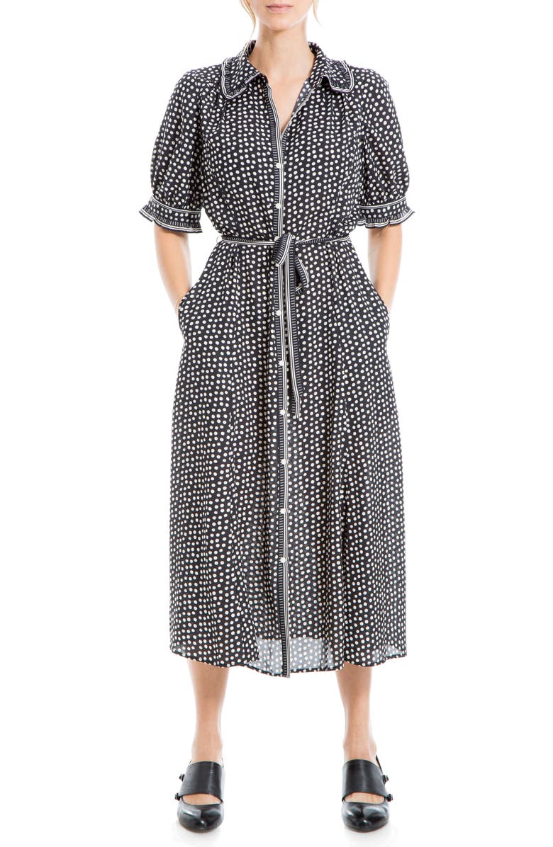MAX STUDIO Collared Shirt Dress, Main, color, 