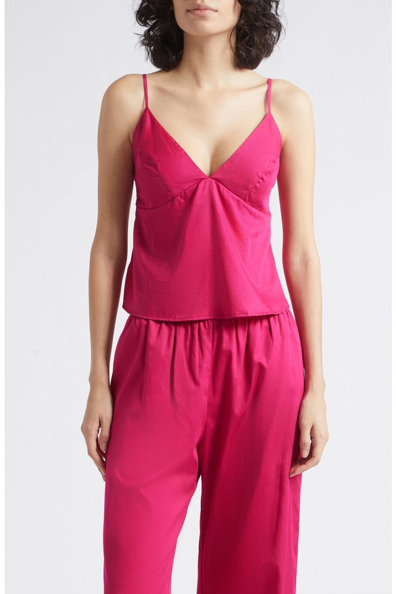 Yoko Triangle Tank Top, Main, color, AMARANTH
