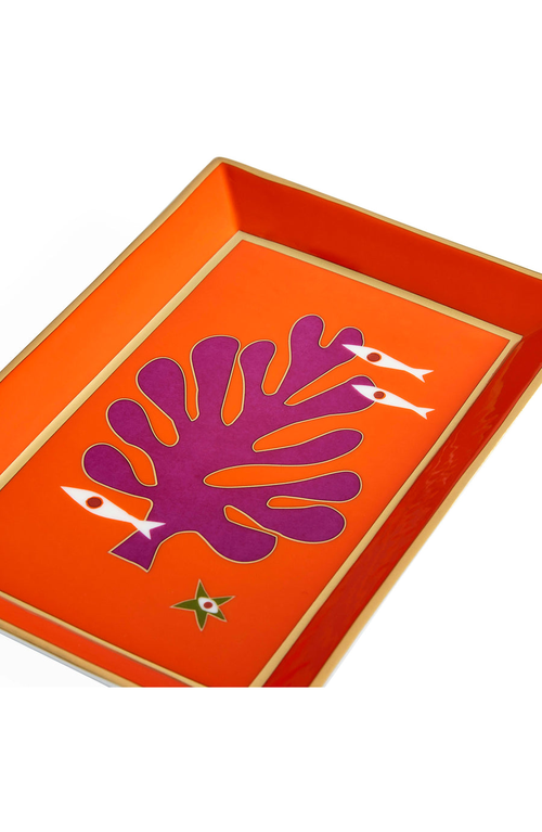 Jonathan Adler Playa Rectangle Tray In Multi