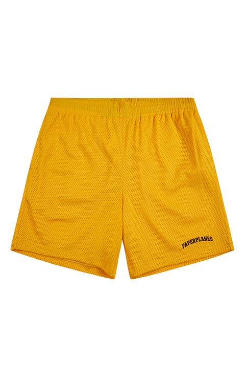 Logo Mesh Basketball Shorts