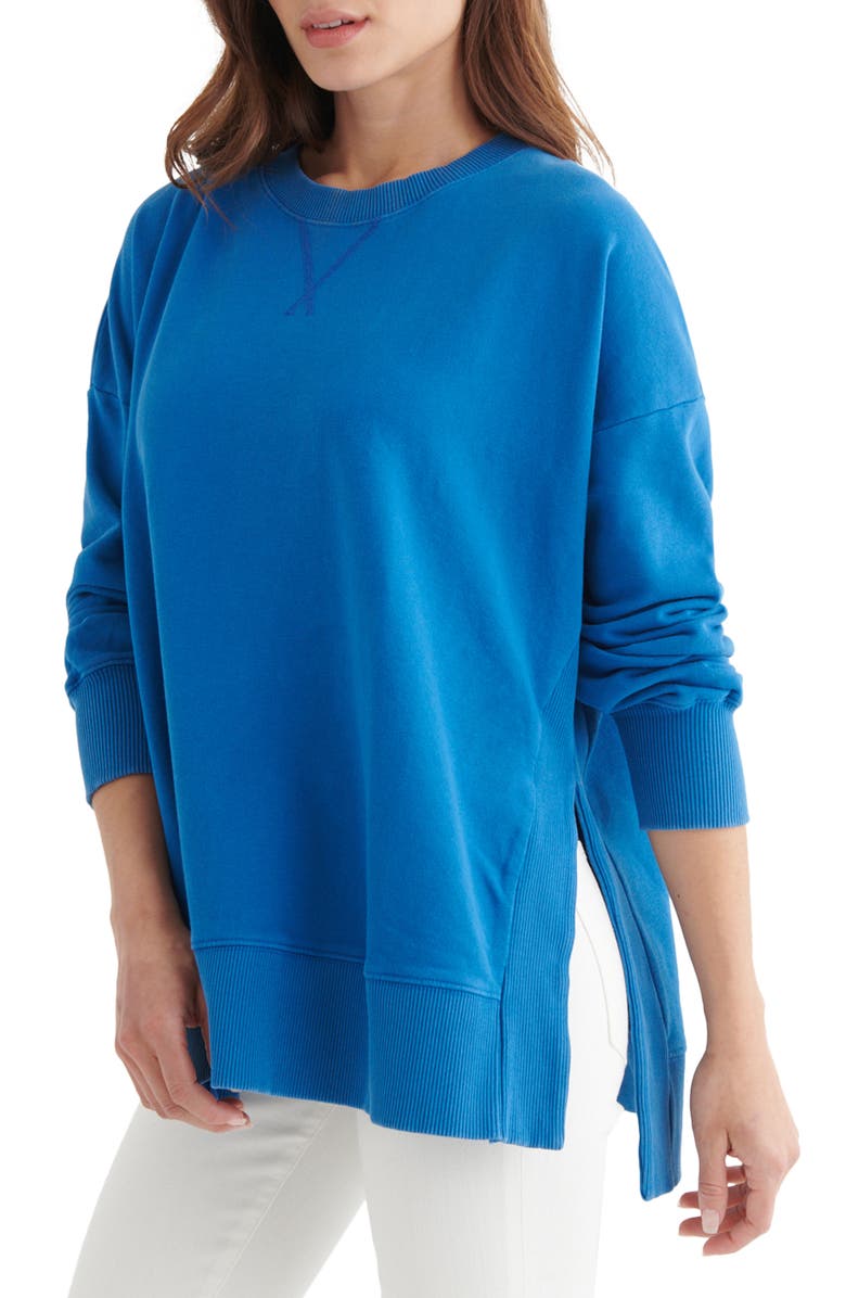 Lucky Brand Chill Crewneck Cotton Sweatshirt, Main, color,