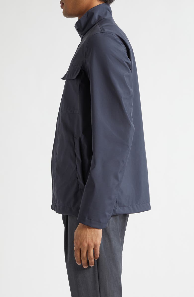 Herno New Rain Jacket, Alternate, color, Navy/ Camel