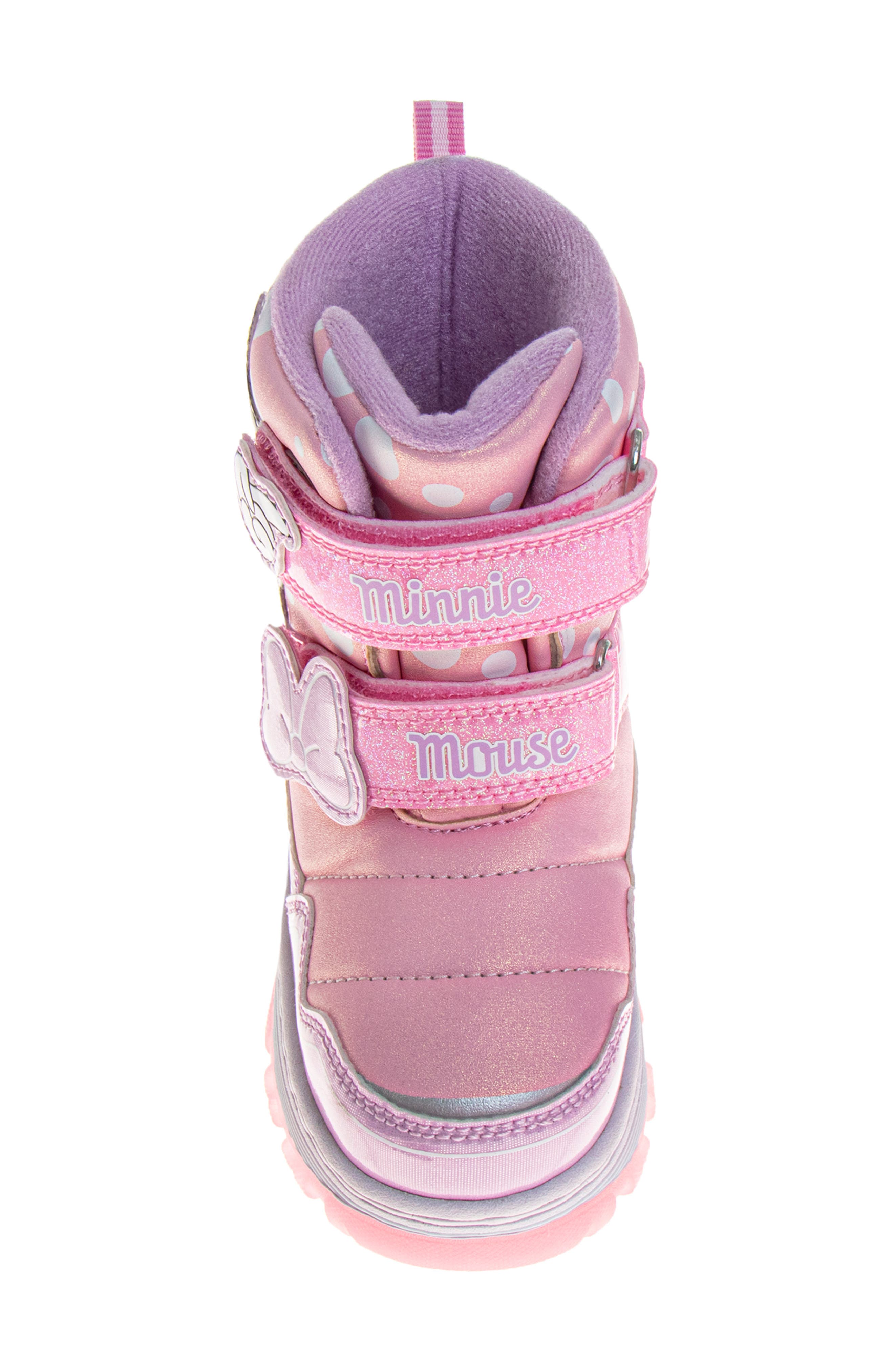 JOSMO x Disney Kids' Minnie Mouse Snow Boot, Alternate, color, Pink