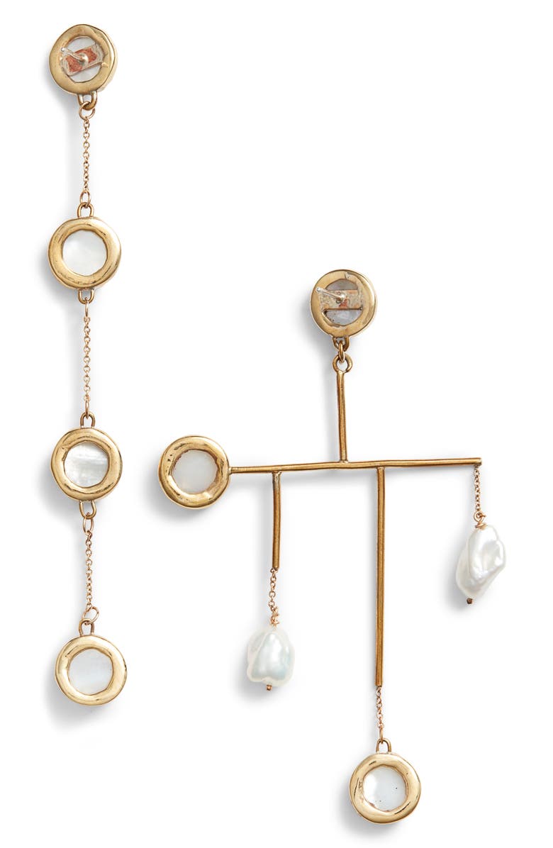 FARIS Mismatched Earrings, Alternate, color,