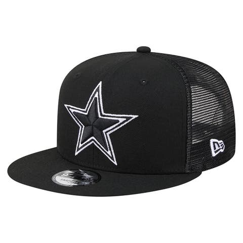 Men's New Era  Black Dallas Cowboys Main 9FIFTY Trucker Snapback Hat