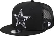 New Era Men's New Era Black Dallas Cowboys Main 9FIFTY Trucker Snapback Hat