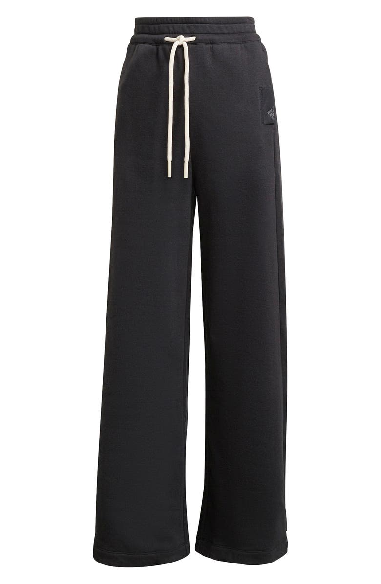 adidas Women's Studio Lounge Wide Leg Fleece Pants, Main, color, 