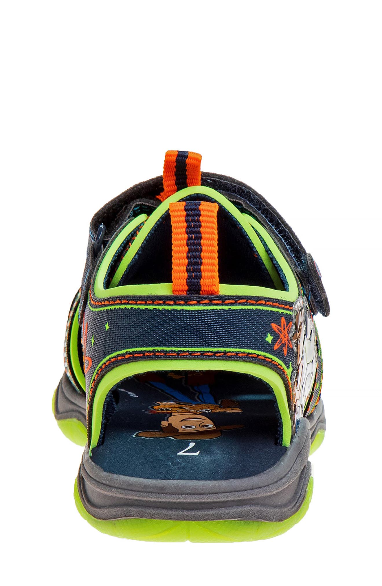 JOSMO Kids' Buzz & Woody Sandal, Alternate, color, Navy/Lime