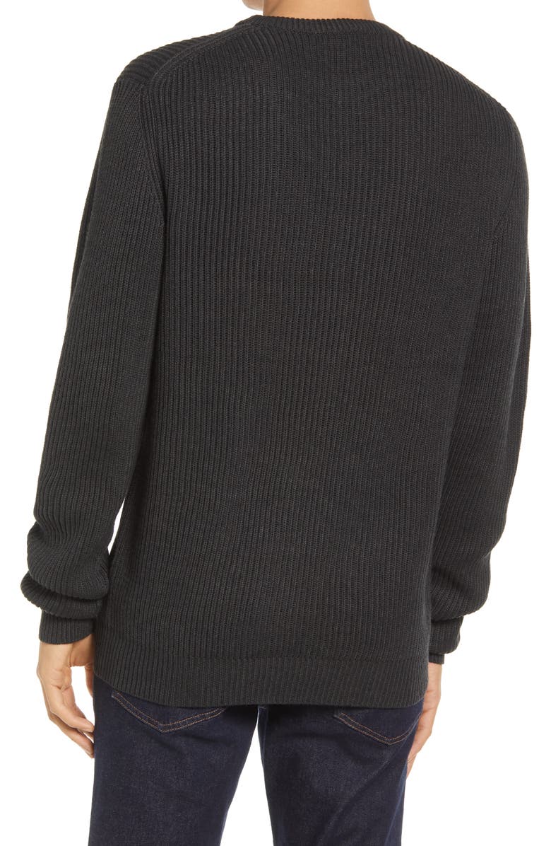 French Connection Men's Ribbed Crewneck Sweater, Alternate, color, 
