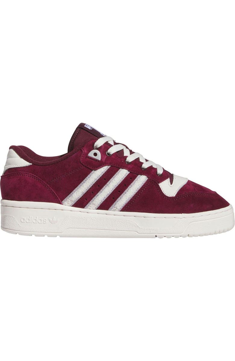 adidas Maroon Texas A&M Aggies Rivalry Low Basketball Shoes, Main, color, Maroon