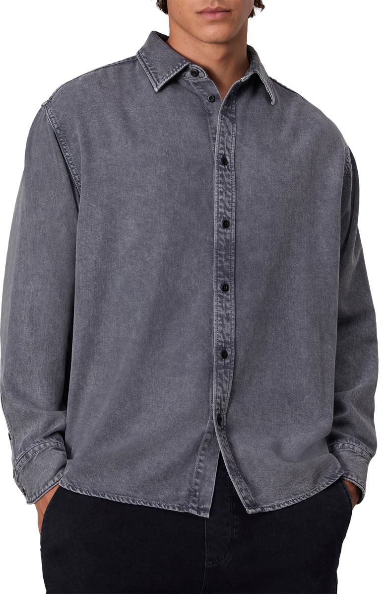 rag & bone Matthew Denim Button-Up Shirt, Main, color, 