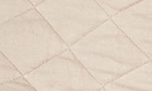 Bluegrey Quilted Cotton Blend Cardigan Sweatshirt In Taupe