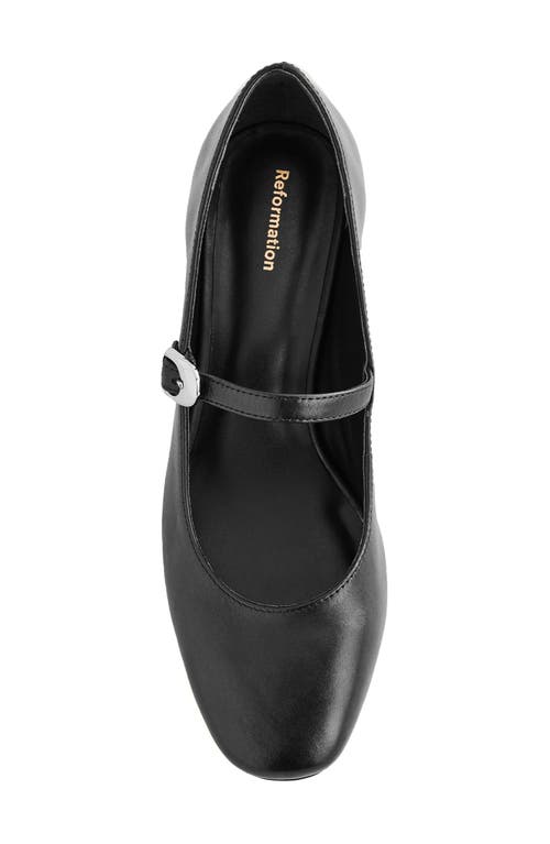 Reformation Max Block Heel Mary Jane Pump