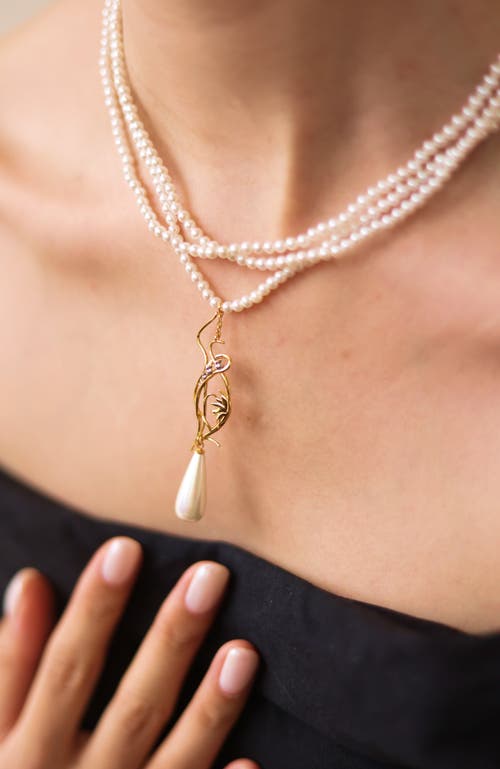 Rc Retro Chic Lily Of The Valley Necklace In White